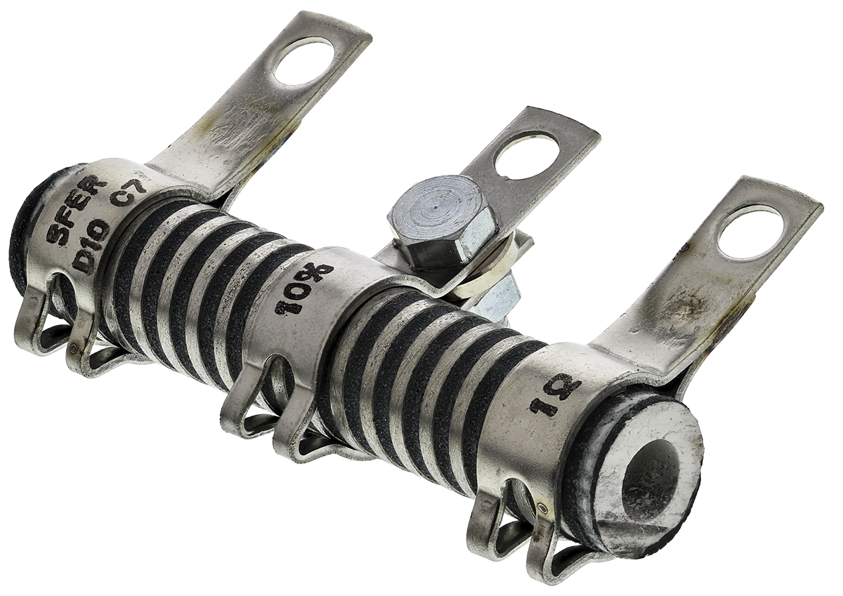 Vishay 1 Ω 10 % 25 W Adjustable Wirewound Resistor 50 mm