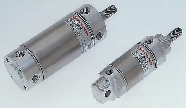 Norgren Pneumatic Piston Rod Cylinder - 57240 40 mm Bore, 25 mm RT57200M Series, Double Acting Acting