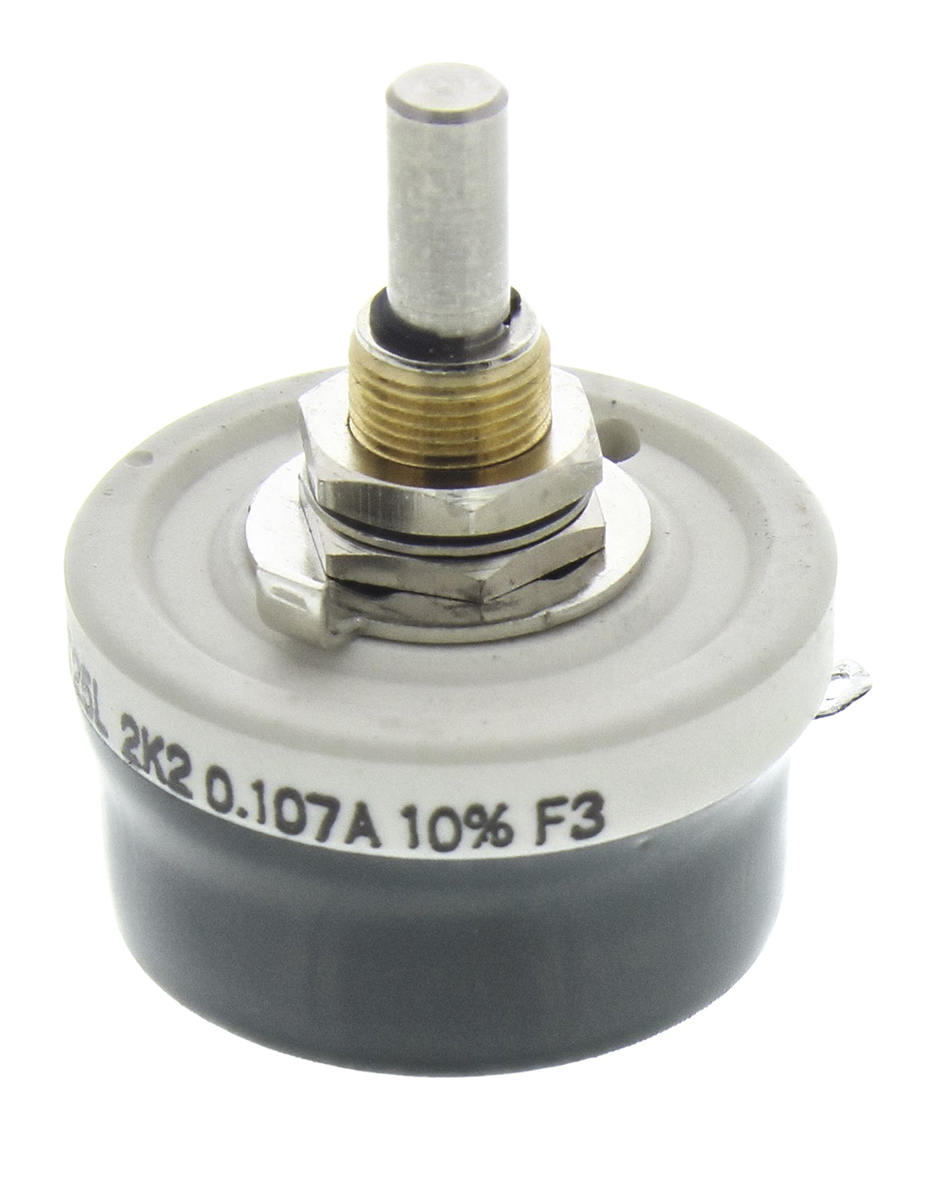 Vishay 25 W 2.2 kΩ Wirewound Rheostat 107mA, RT025AS2201KB