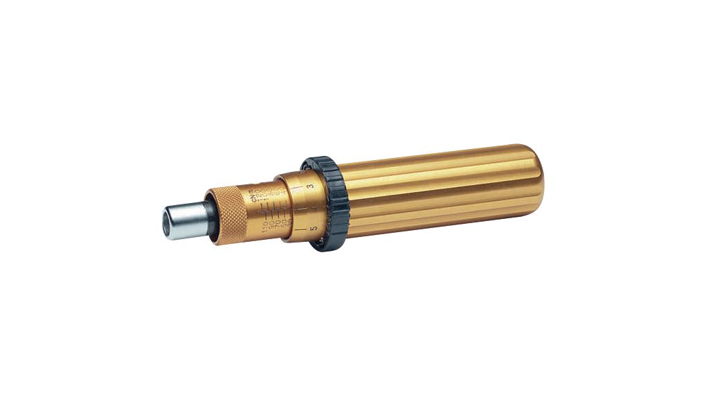 Tohkai Sangyo RTD60CN Torque Wrench, 0.1 To 0.6 Nm, Round Drive, 110mm Overall