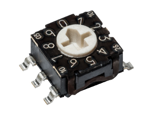 C & K Rotary Coded DIP Switch Through Hole Solder