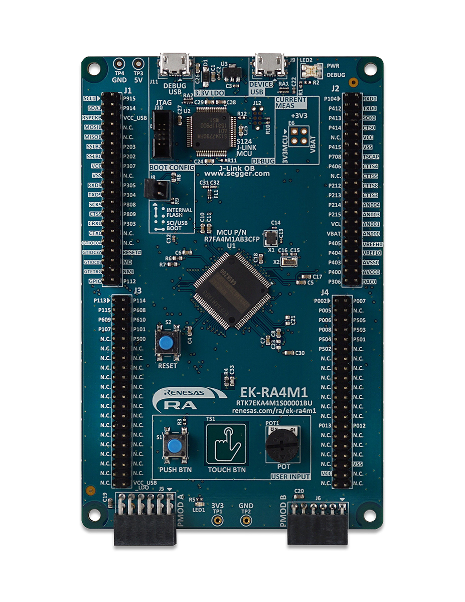 Renesas Electronics Development Kit 32 Bit MCU Microcontroller Board RTK7EKA4M1S00001BU