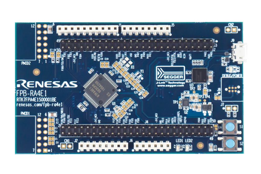 Renesas Electronics FPB-RA4E1 Fast Prototyping Board 32 Bit MCU Development Board RTK7FPA4E1S00001BE