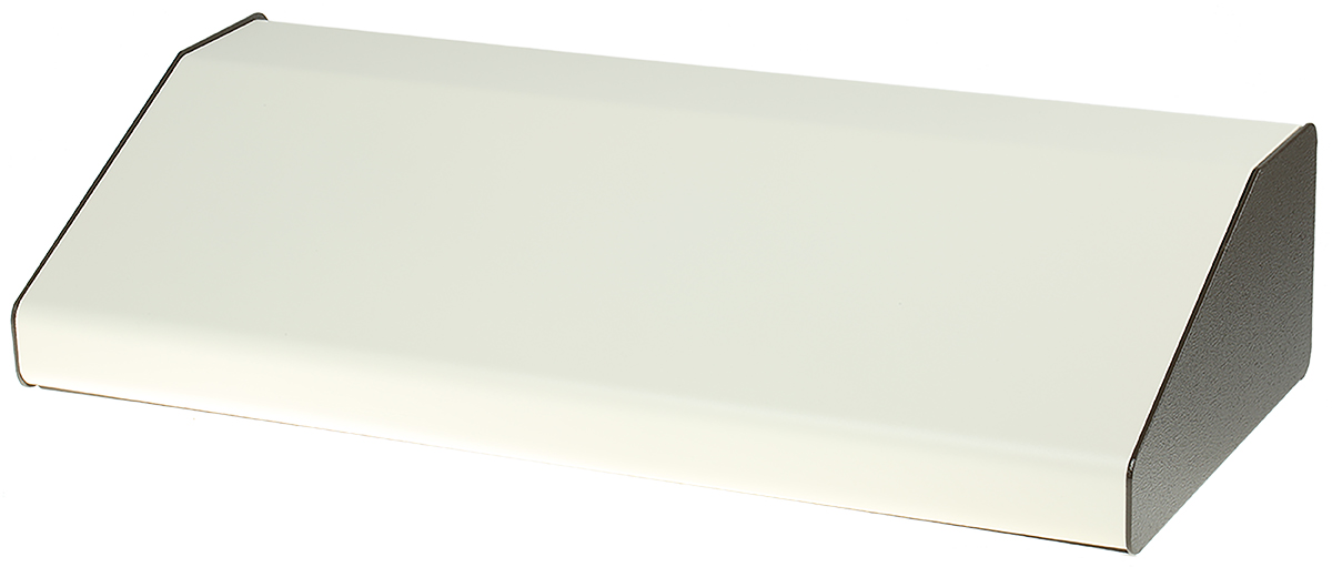 CAMDENBOSS Grey, Brown, White, Beige, Black ABS, Aluminium Desktop Enclosure Sloped Front, 210 mm 106 mm, 483 mm