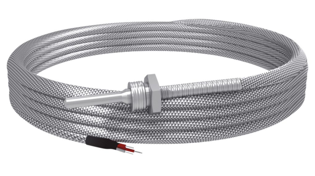 Emko PT100 RTD Sensor 50 mm Long, Class B 400 °C Max