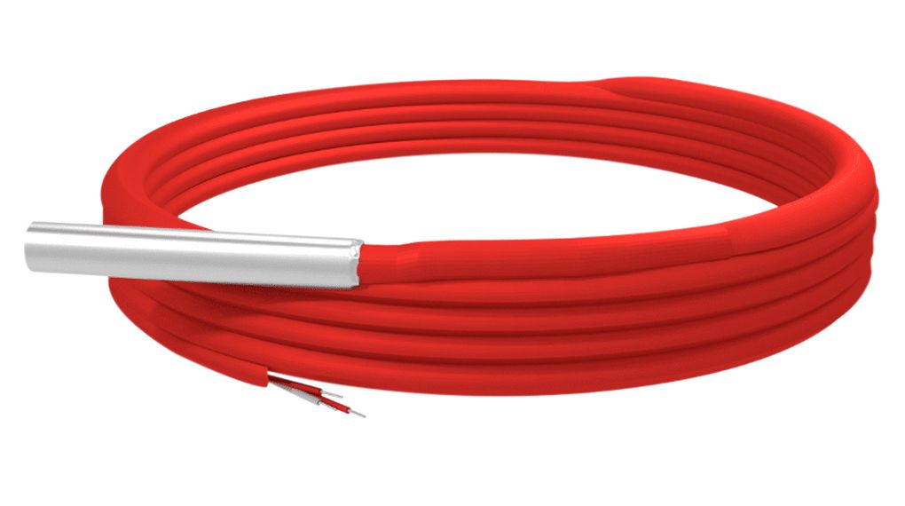 Emko PT100 Temperature Sensor 6 mm Dia, 50 mm Long, 3 Wire, Class B 200 °C Max