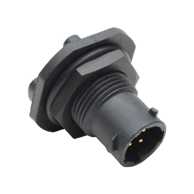 Amphenol Receptacle, 4 Contacts, Front, Plug, Male, IP67, RTS Series