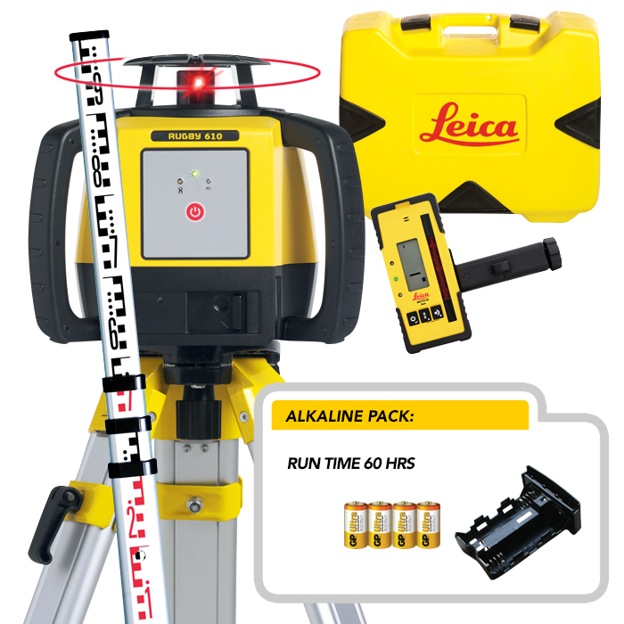 Leica Rugby 610 600 635 nm Rotary Laser