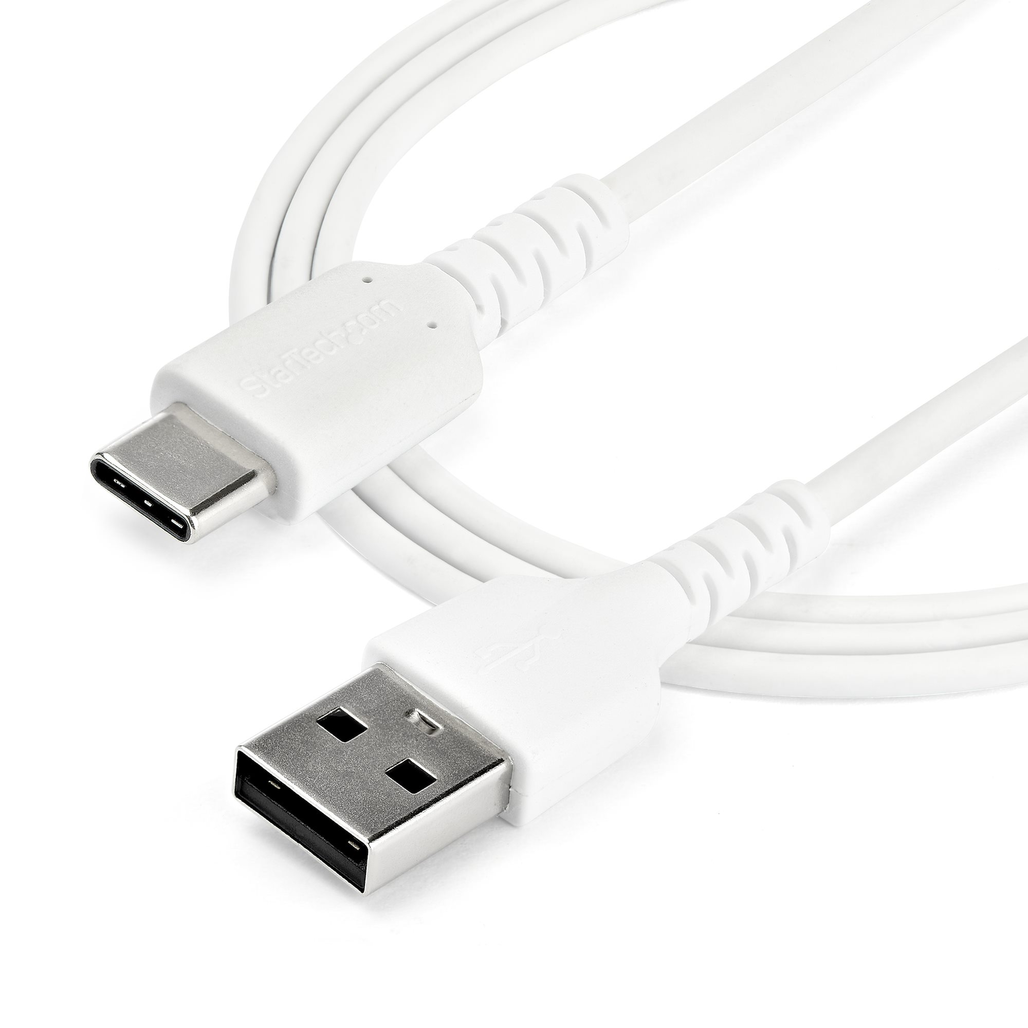 rusb2ac2mw StarTech.com  USB 2.0, Male USB Type A to Male USB Type C, White, 2 m