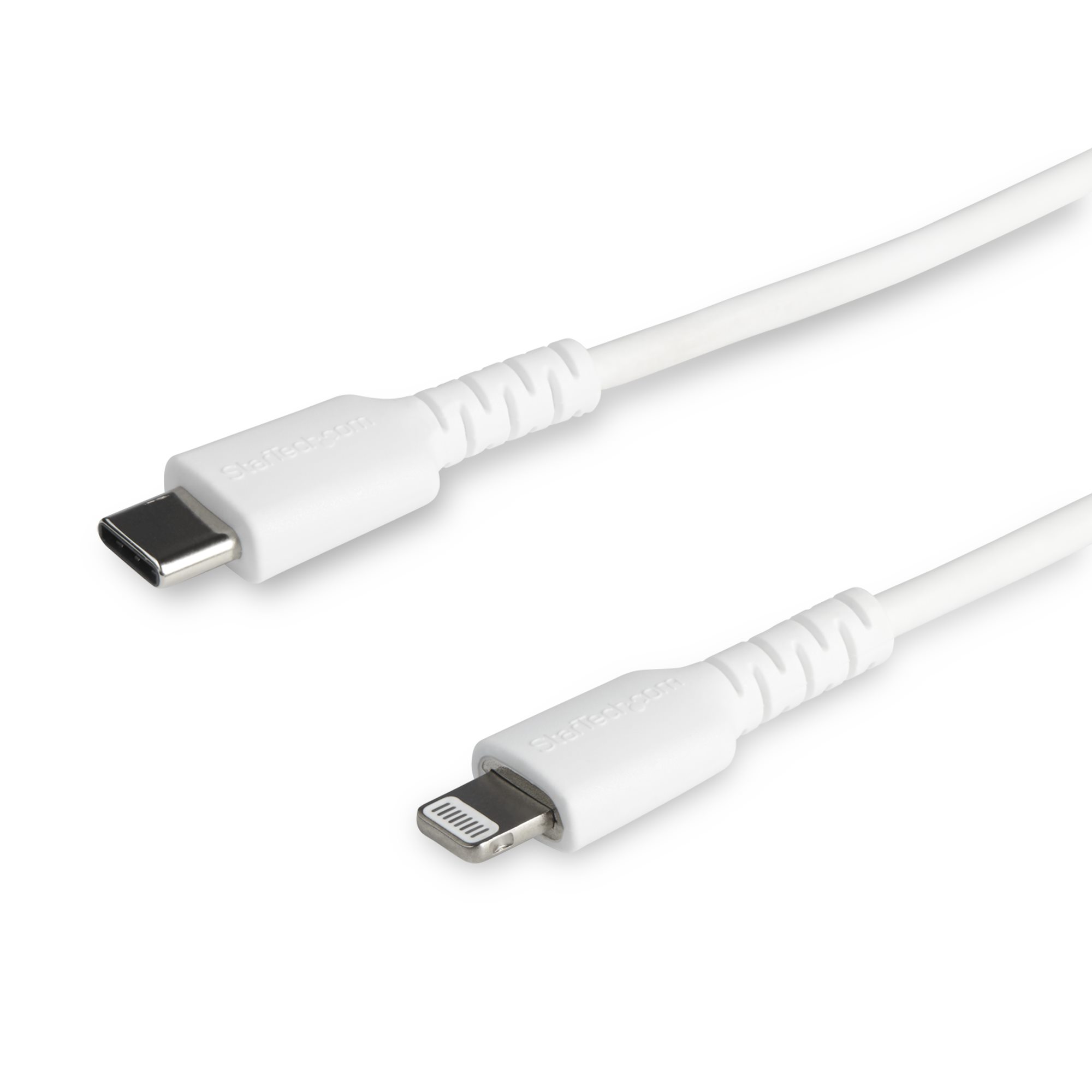 StarTech.com USB 2.0, Male USB Type C to Male Lightning Connector, White, 2 m