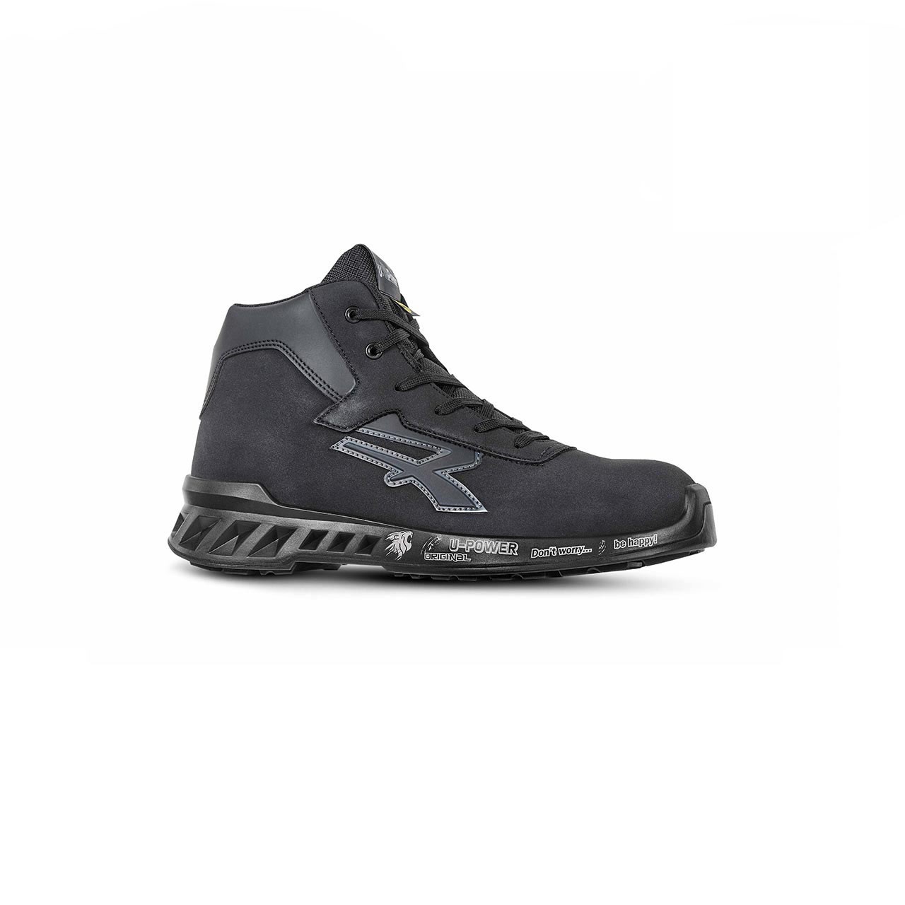 UPower RV Unisex Black Aluminium Safety Shoes, UK 7, EU 41
