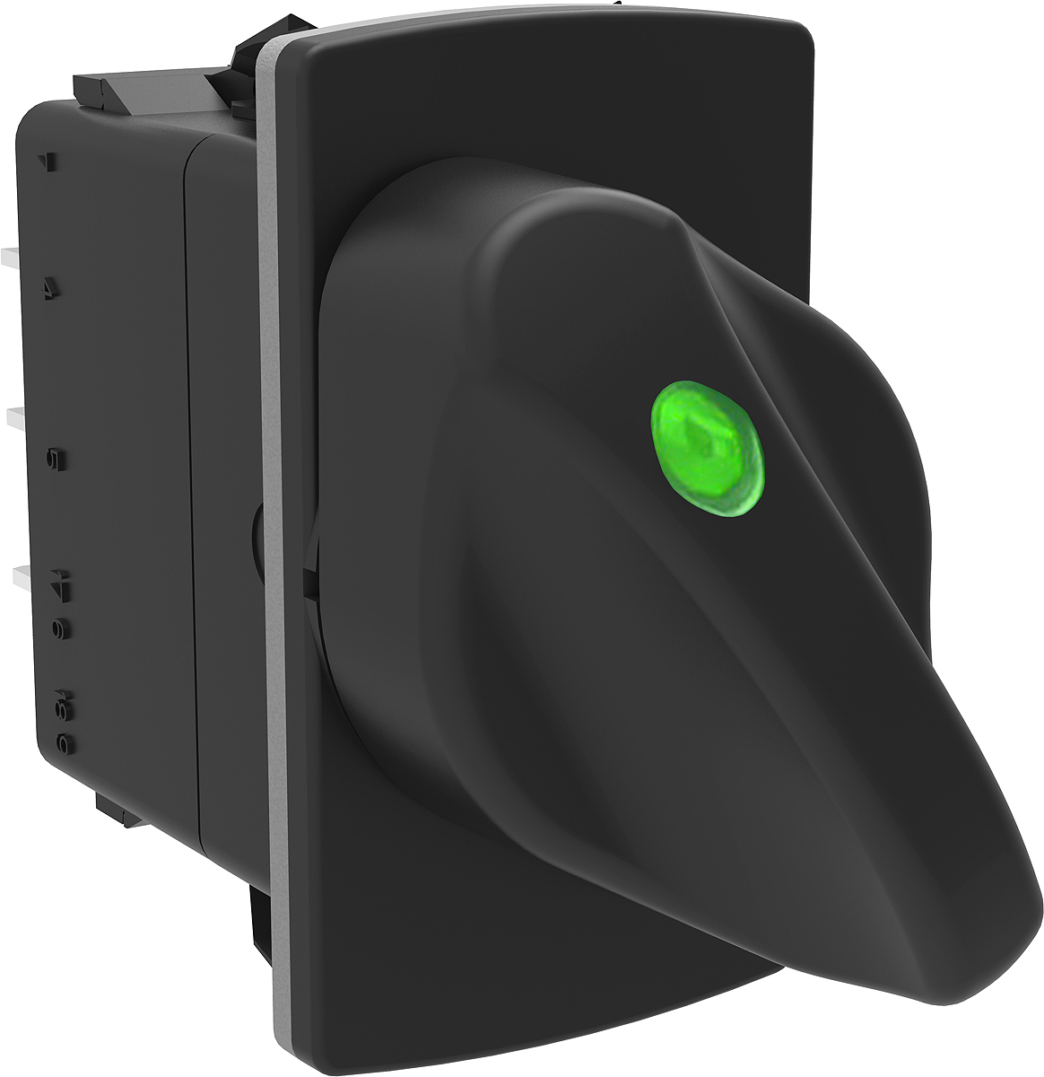 Carling Technologies V DPDT Rotary Switch, 15A, Quick Connect