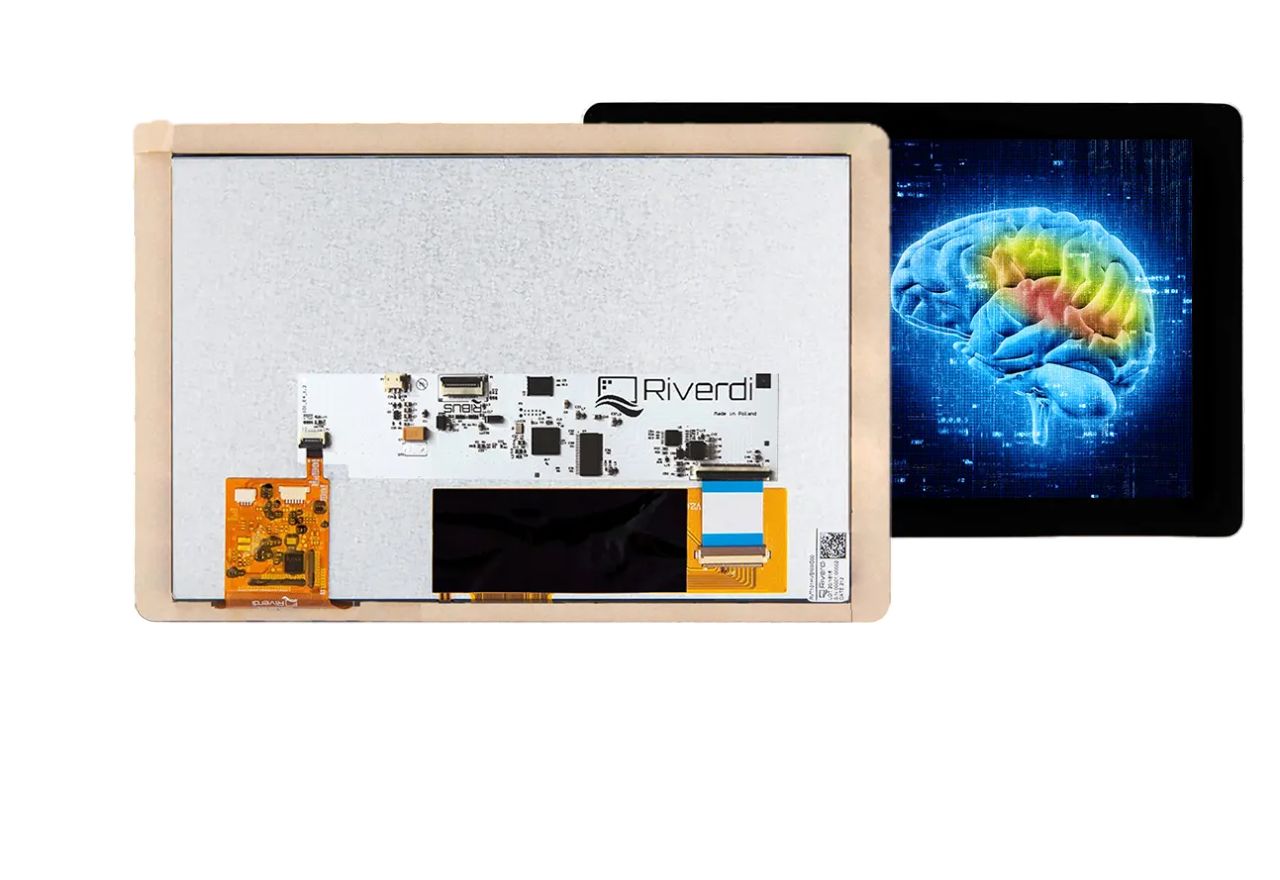 Riverdi RVT101HVBNWC00-B TFT LCD Display Touch Screen, 10.1 in, 1280 x 800 pixel