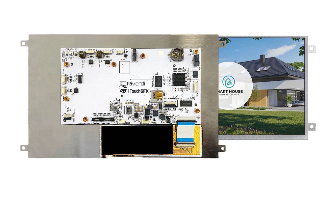 Riverdi RVT101HVSFWN00 LCD Colour Display, 10.1 in, 1280 x 800 pixel