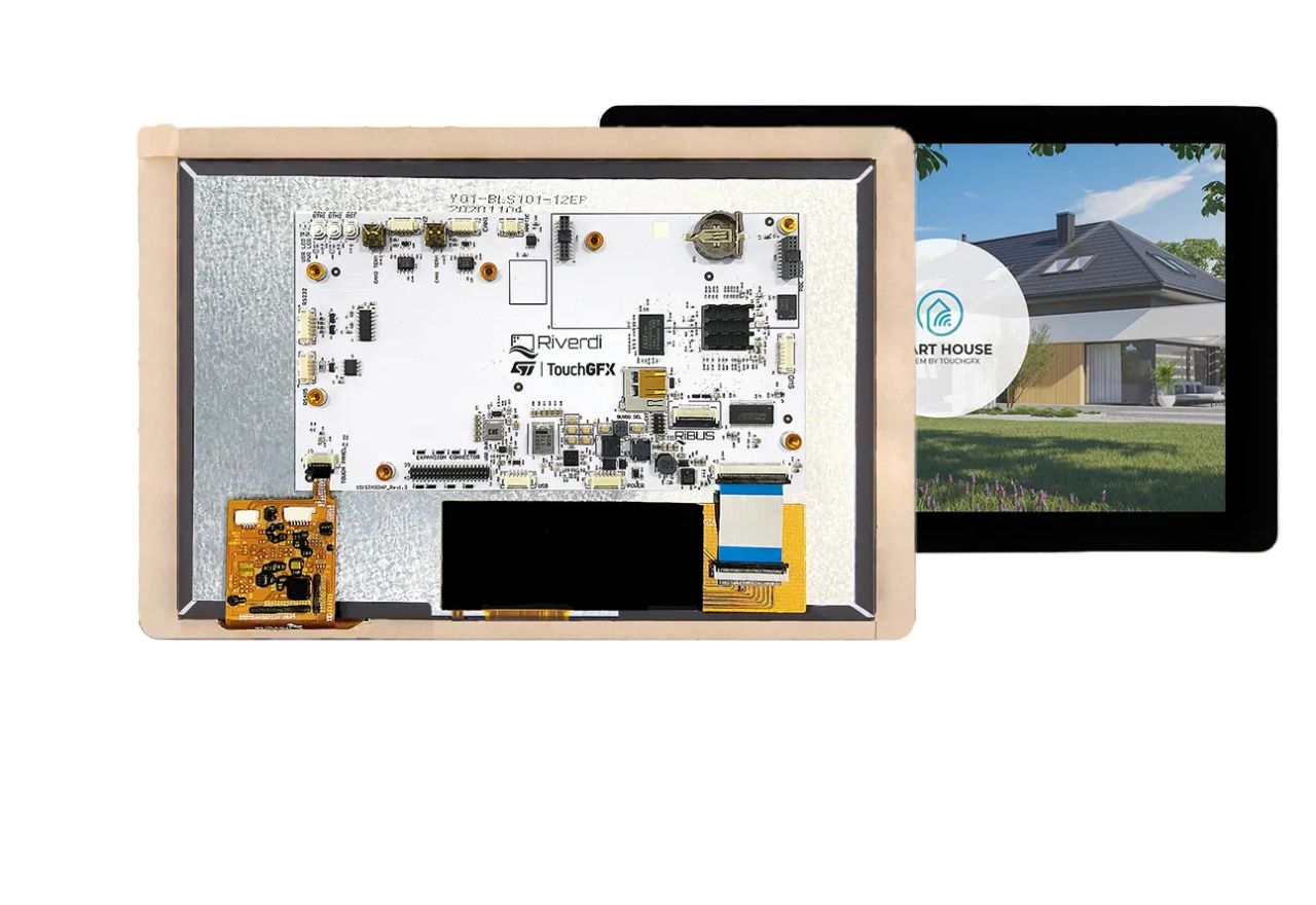 Riverdi RVT101HVSNWC00-BV1.0A TFT LCD Display Touch Screen, 10.1 in, 1280 x 800 pixel