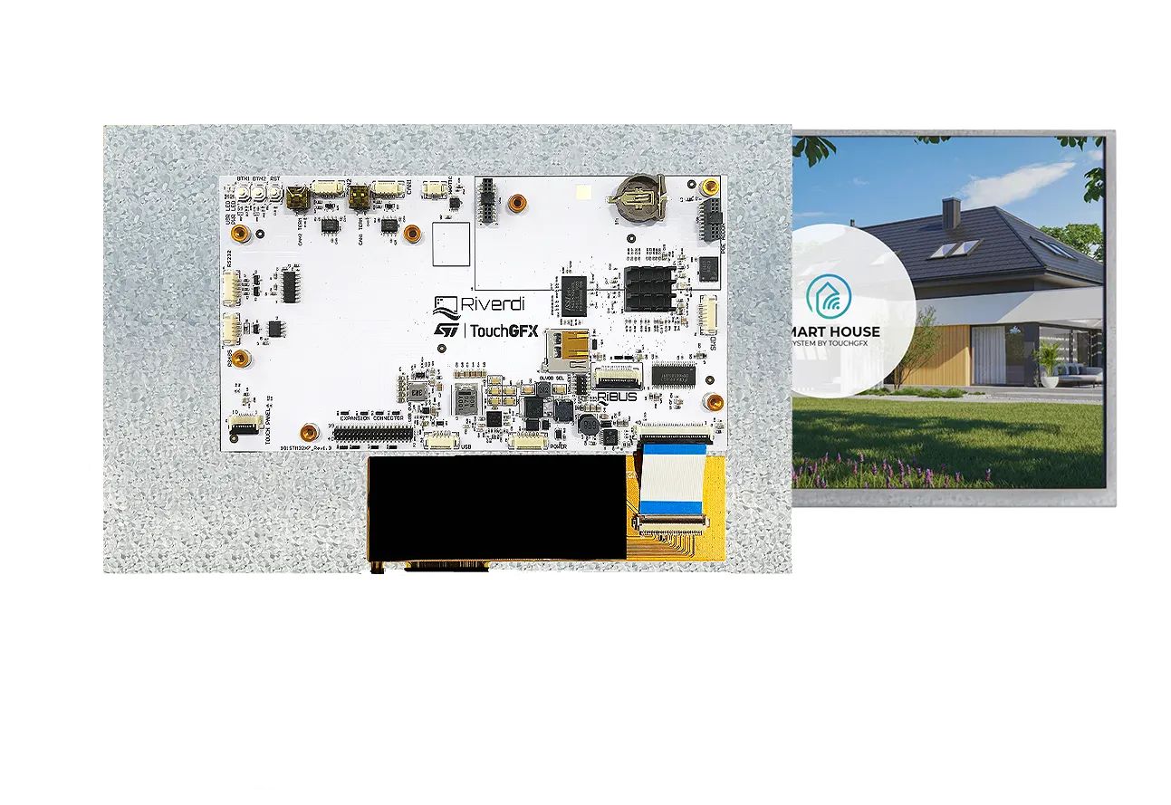 Riverdi RVT101HVSNWN00 TFT LCD Display, 10.1 in, 1280 x 800 pixel