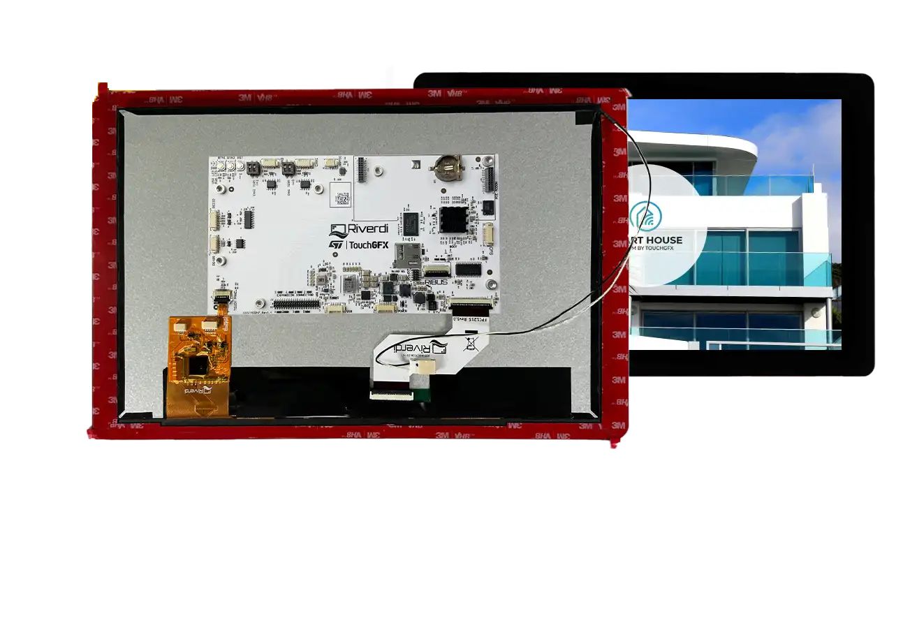 Riverdi RVT121HVSNWC00-BV1.0A TFT LCD Display Touch Screen, 12.1 in, 1280 x 800 pixel
