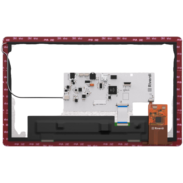 rvt156hkbnwc00-b Riverdi RVT156HKBNWC00-B TFT LCD Display Touch Screen, 15.6 in, 1920 x 1080 pixel