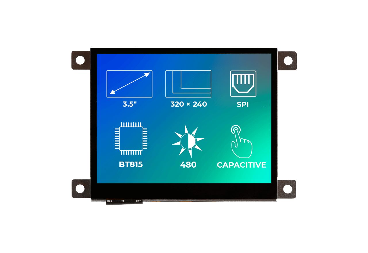 Riverdi RVT35AHBFWC00 TFT LCD Display Touch Screen, 3.5 in, 320 x 240 pixel