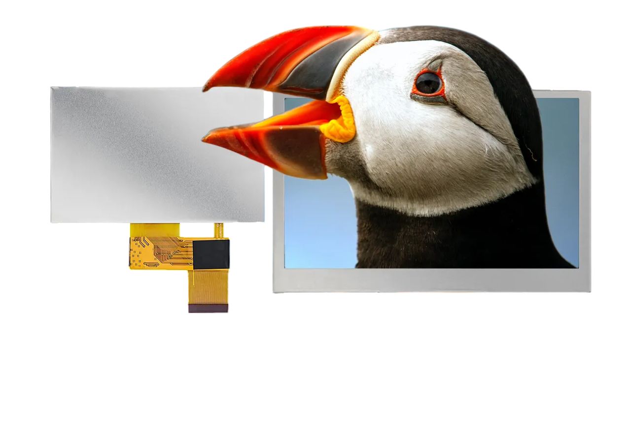 Riverdi RVT43HLTNWN00 TFT LCD Display, 4.3 in, 480 x 272 pixel