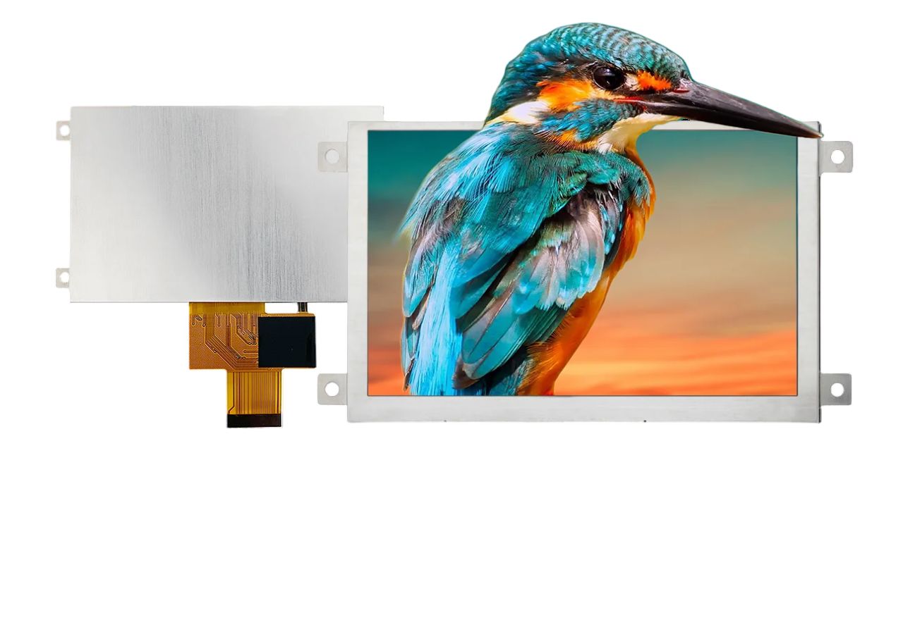 Riverdi RVT50HQLFWN00 TFT LCD Display, 5 in, 800 x 480 pixel