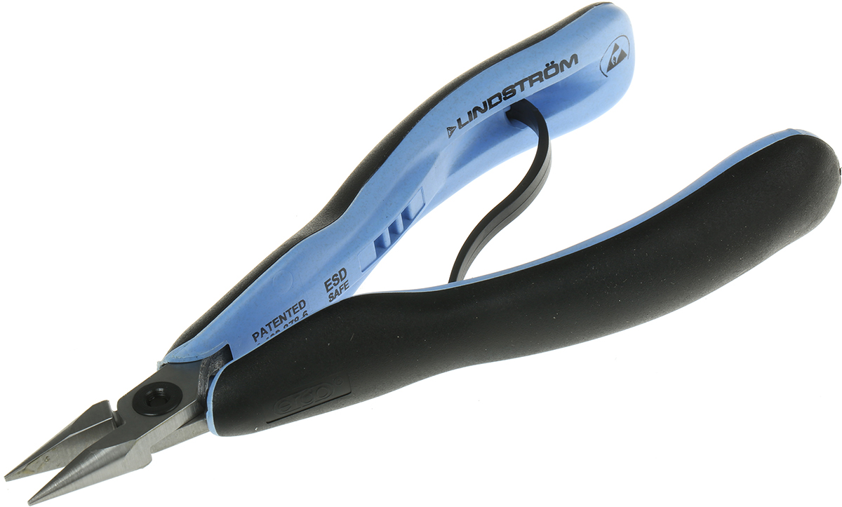 Lindstrom 1-Piece Round Nose Plier, 146.5 mm Overall, 20mm Jaw ESD Safe