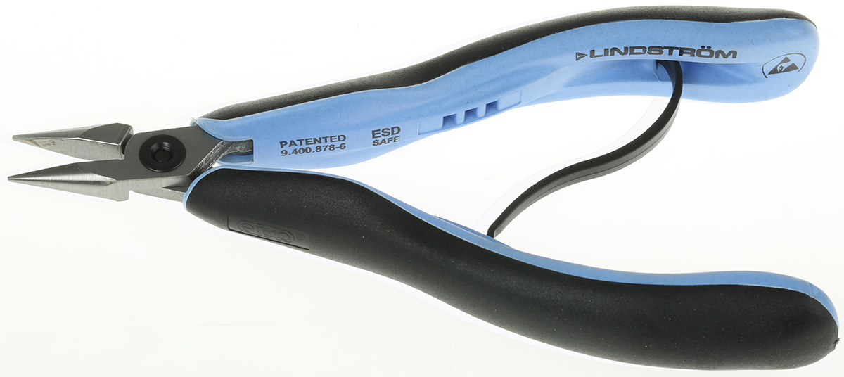 rx-7893 Lindstrom 1-Piece Round Nose Plier, 146.5 mm Overall, 20mm Jaw ESD Safe