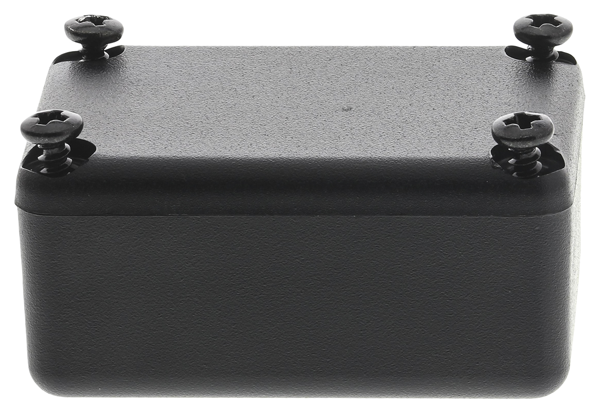 rx2005s-5 CAMDENBOSS Black ABS Potting Box Lid, 34 mm 16 mm, 24 mm