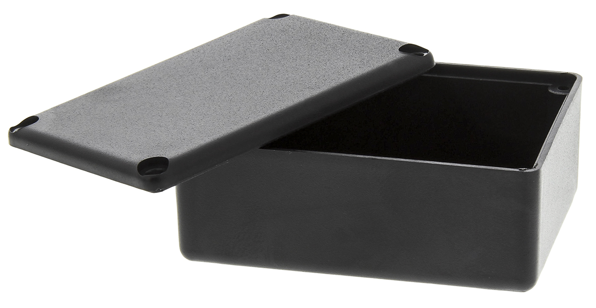 CAMDENBOSS Black ABS Potting Box Lid, 54 mm 23 mm, 38 mm