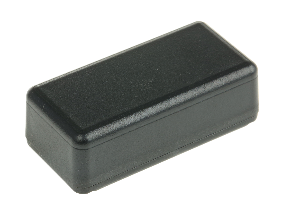 rx2kl04s-5 CAMDENBOSS Black ABS Potting Box Lid, 42 mm 15 mm, 21 mm