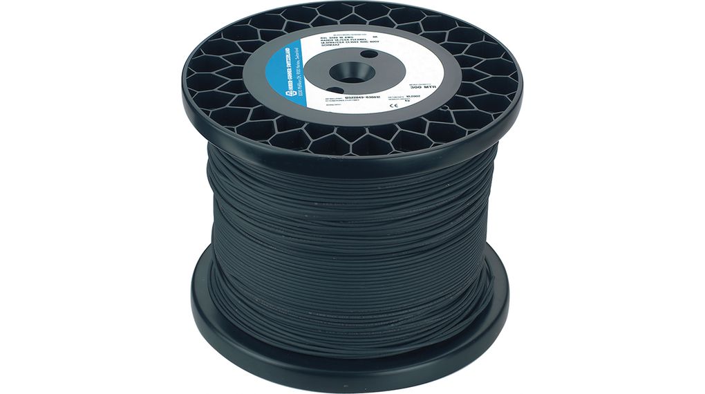Huber+Suhner RXL 3266 Series 0.38 mm² Hook Up Wire, 22 AWG, 100 m, Polyolefin, RXL 3266 22AWG RD RADOX UL/CSA