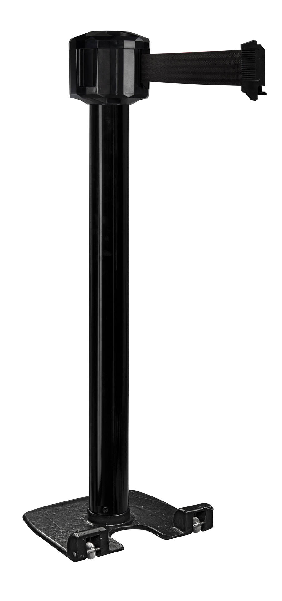 Viso Black Wall Strap Reel, Black Tape, Polyester, Steel, Polyester, Retractable Barrier, 10 m