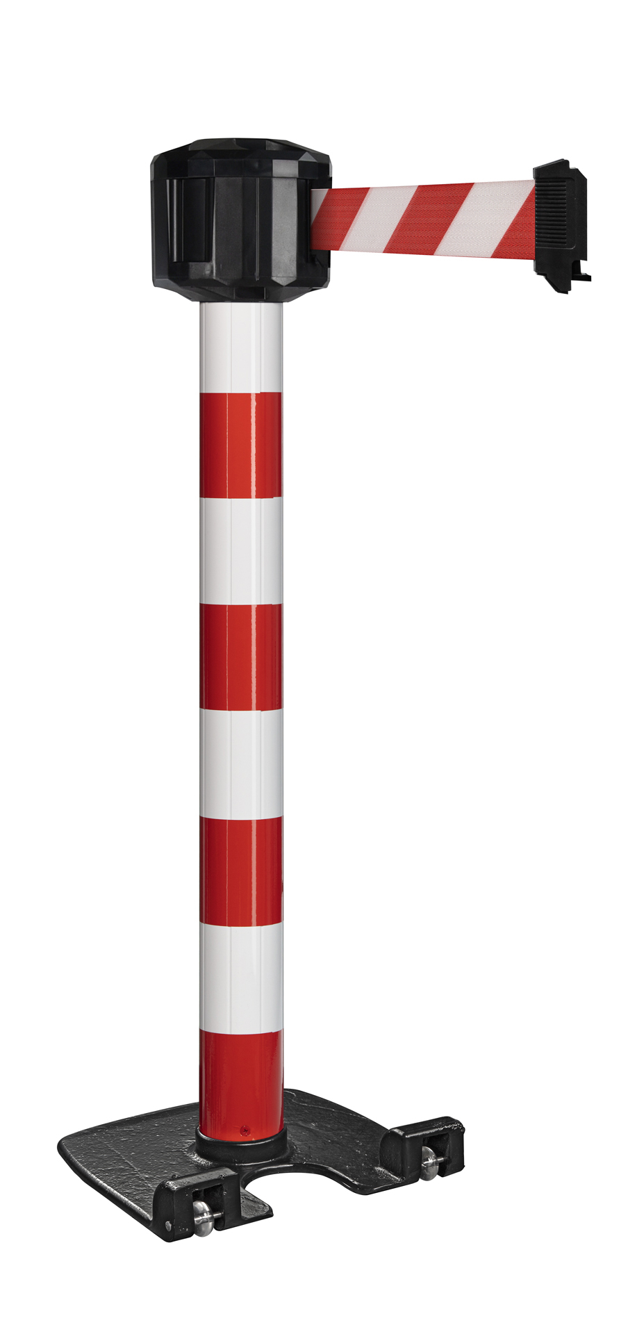 Viso Red, White Wall Strap Reel, White, Red Tape, Polyester, Steel, Polyester, Retractable Barrier, 10 m