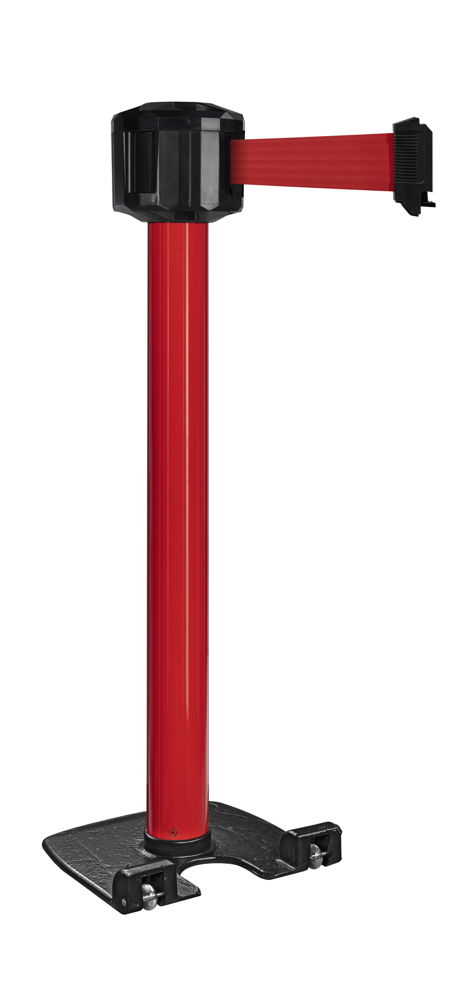 Viso Red Wall Strap Reel, Red Tape, Steel, Polyester, Retractable Barrier, 10 m