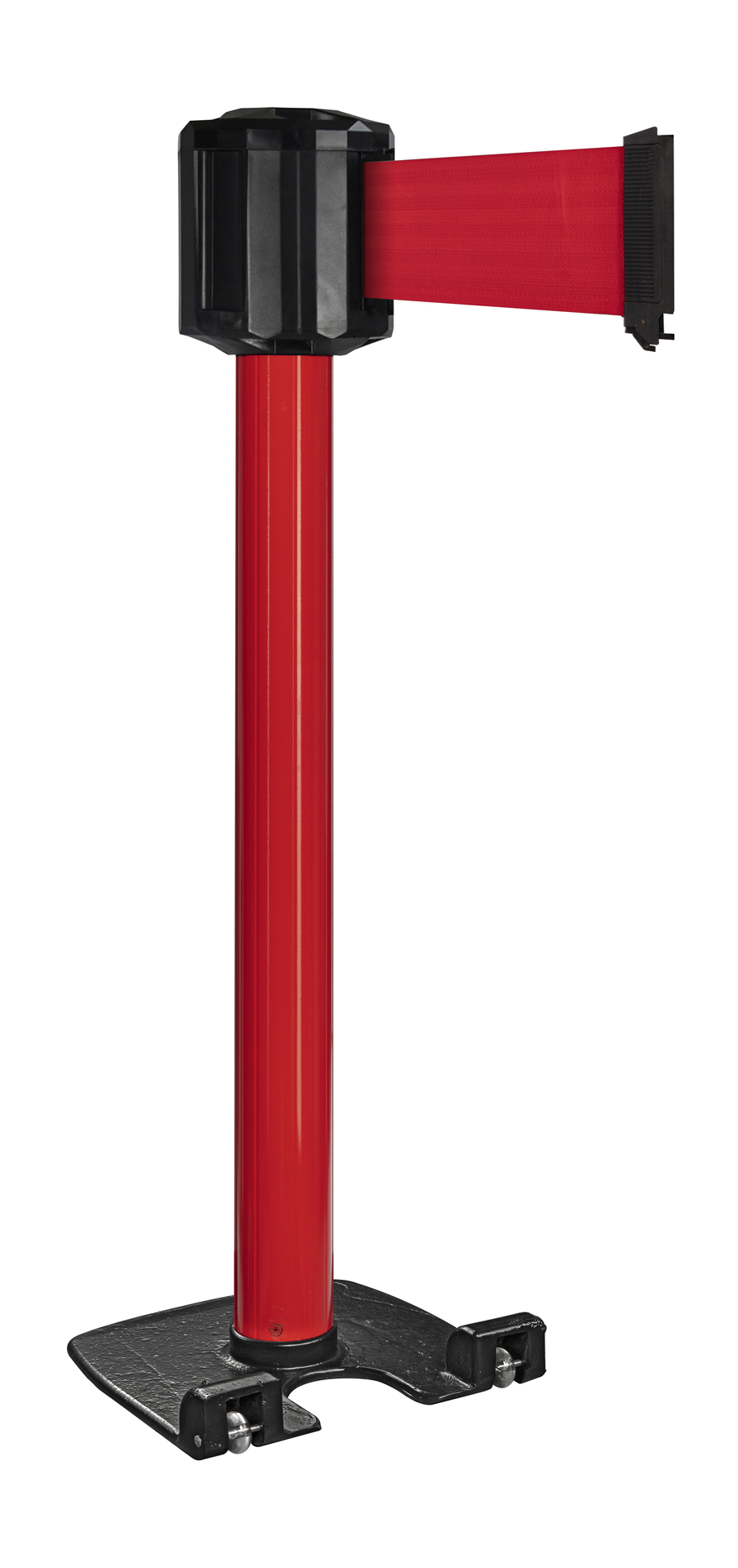 Viso Red Wall Strap Reel, Red Tape, Polyester, Steel, Polyester, Retractable Barrier, 10 m