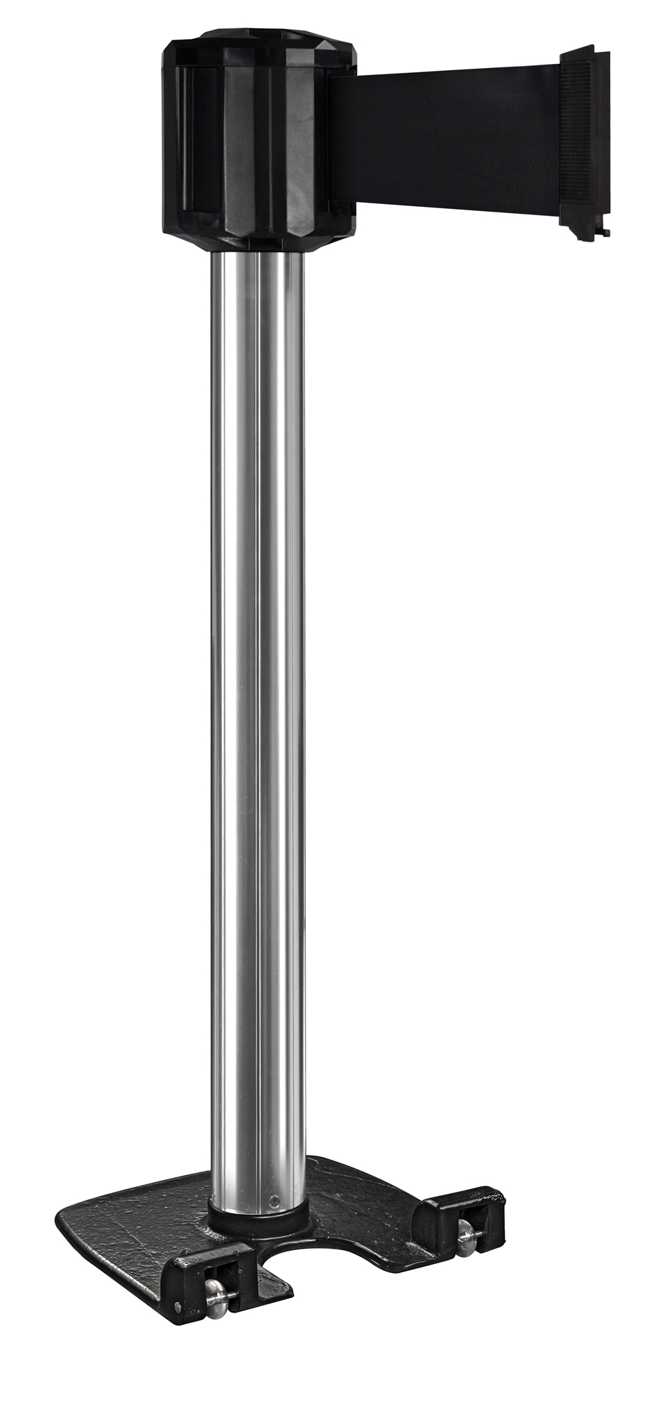 Viso Grey Wall Strap Reel, Black Tape, Polyester, Steel, Polyester, Retractable Barrier, 10 m