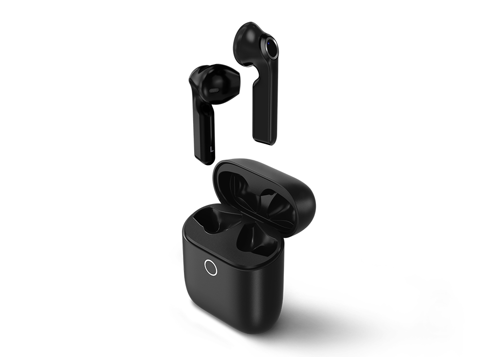 Panasonic RZ-B110W Black Bluetooth Ver. 5.3 Class 2 USB Type-A, USB Type-C Shape Earphones (With Earpiece M Size)