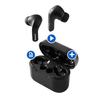 Panasonic RZ-B310W Black Bluetooth 5.3 USB Type-A, USB Type C