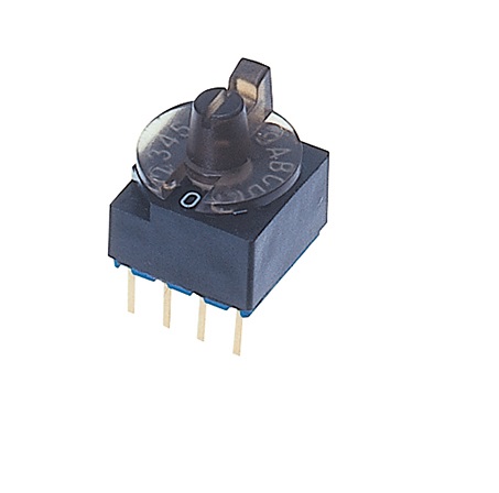 Nidec Components S-1000A, 16 Position SPDT Rotary Switch, 100mA, Pin