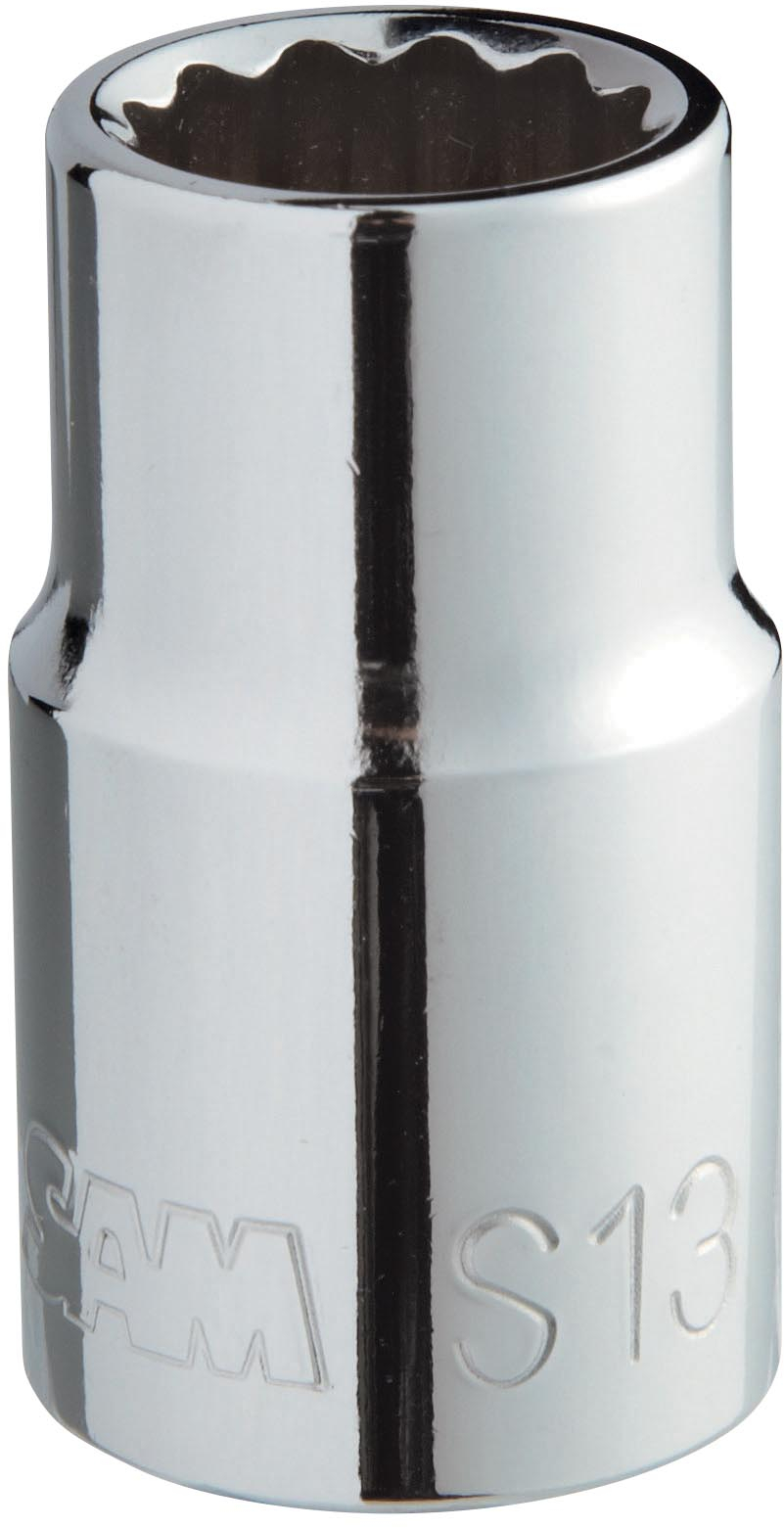 SAM 1 in Drive 1/2 in 12 Point Bi-Hexagon, 40mm Overall Length