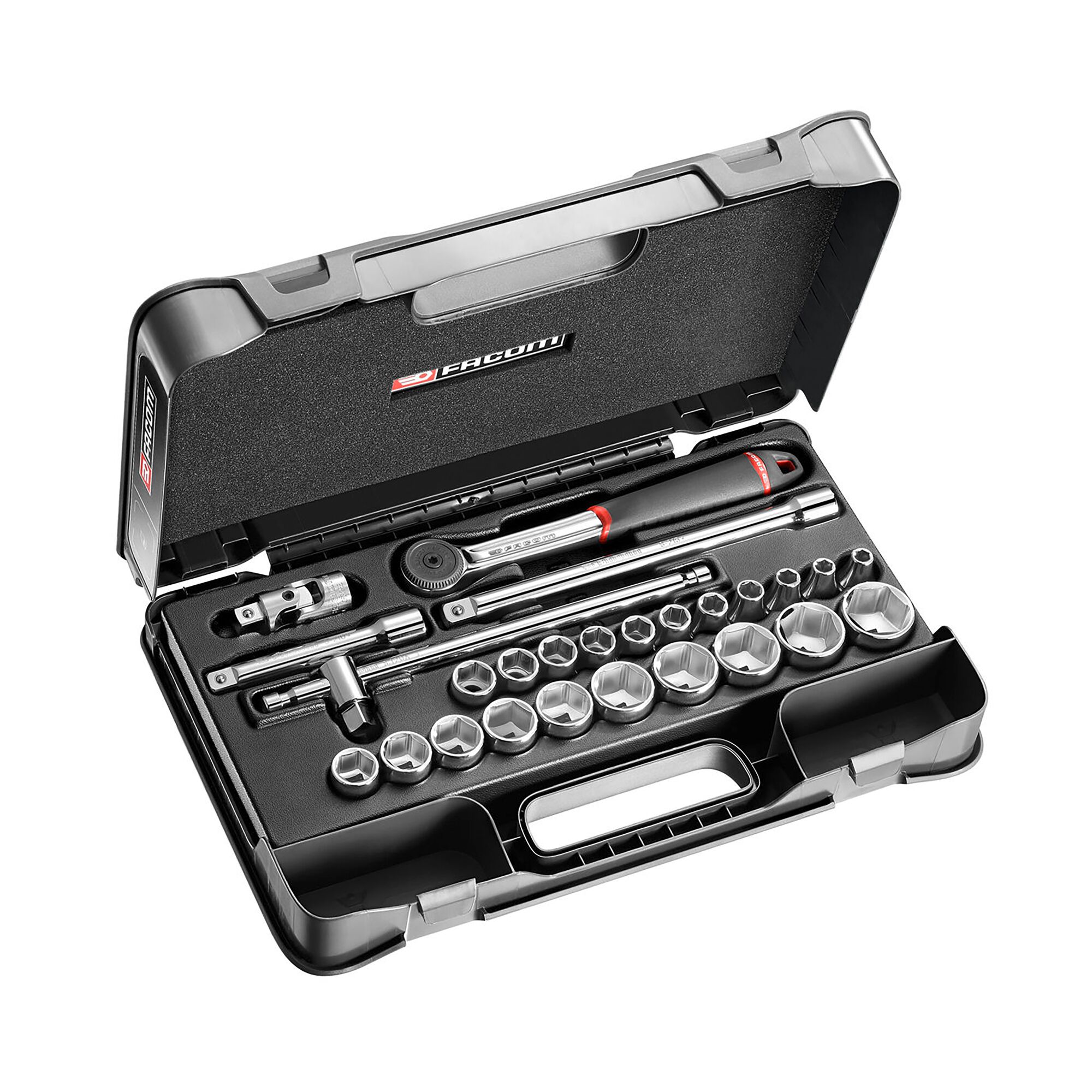 Facom 26-Piece 1/2 in 6 Point Socket Set