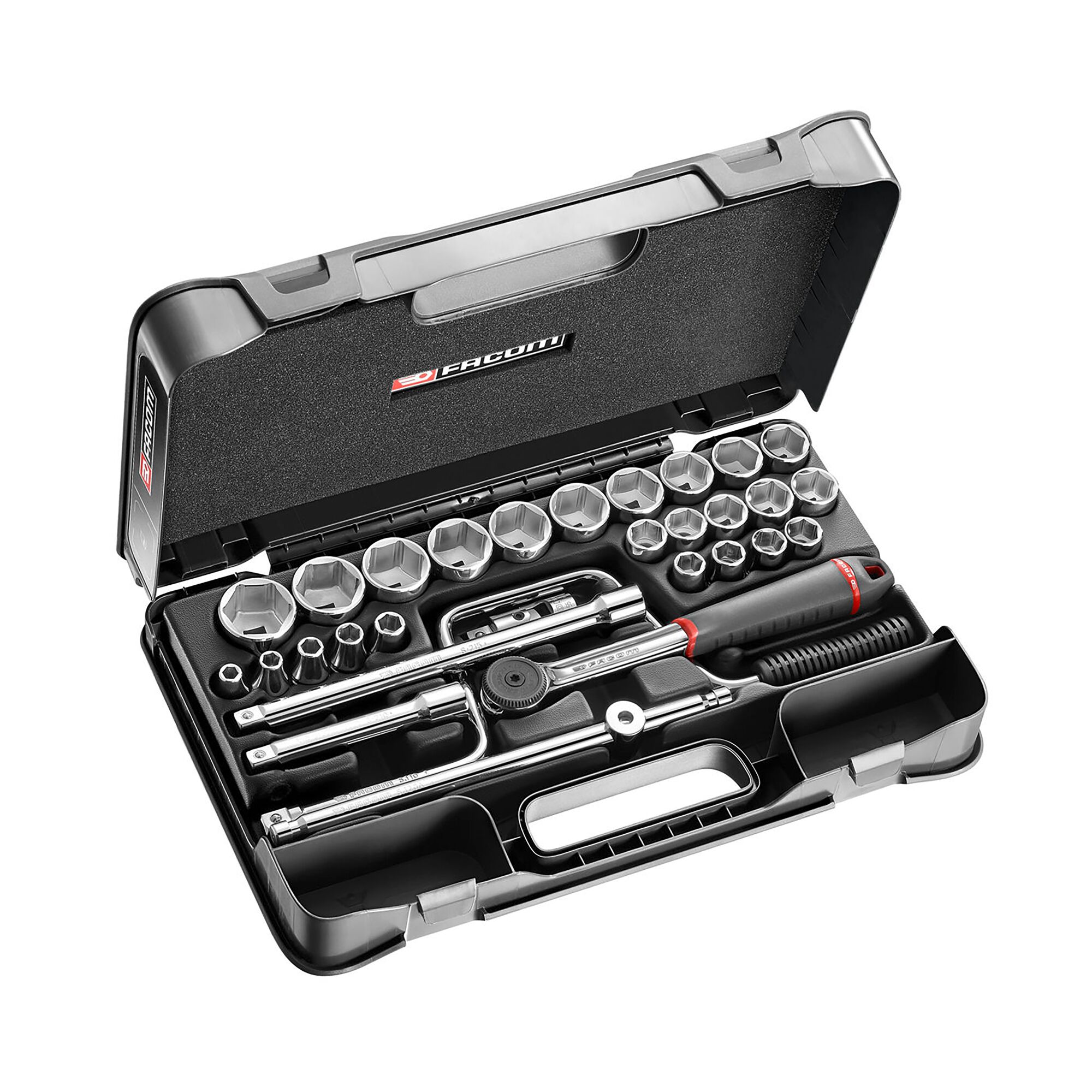 Facom 30-Piece 1/2 in Standard Socket Set
