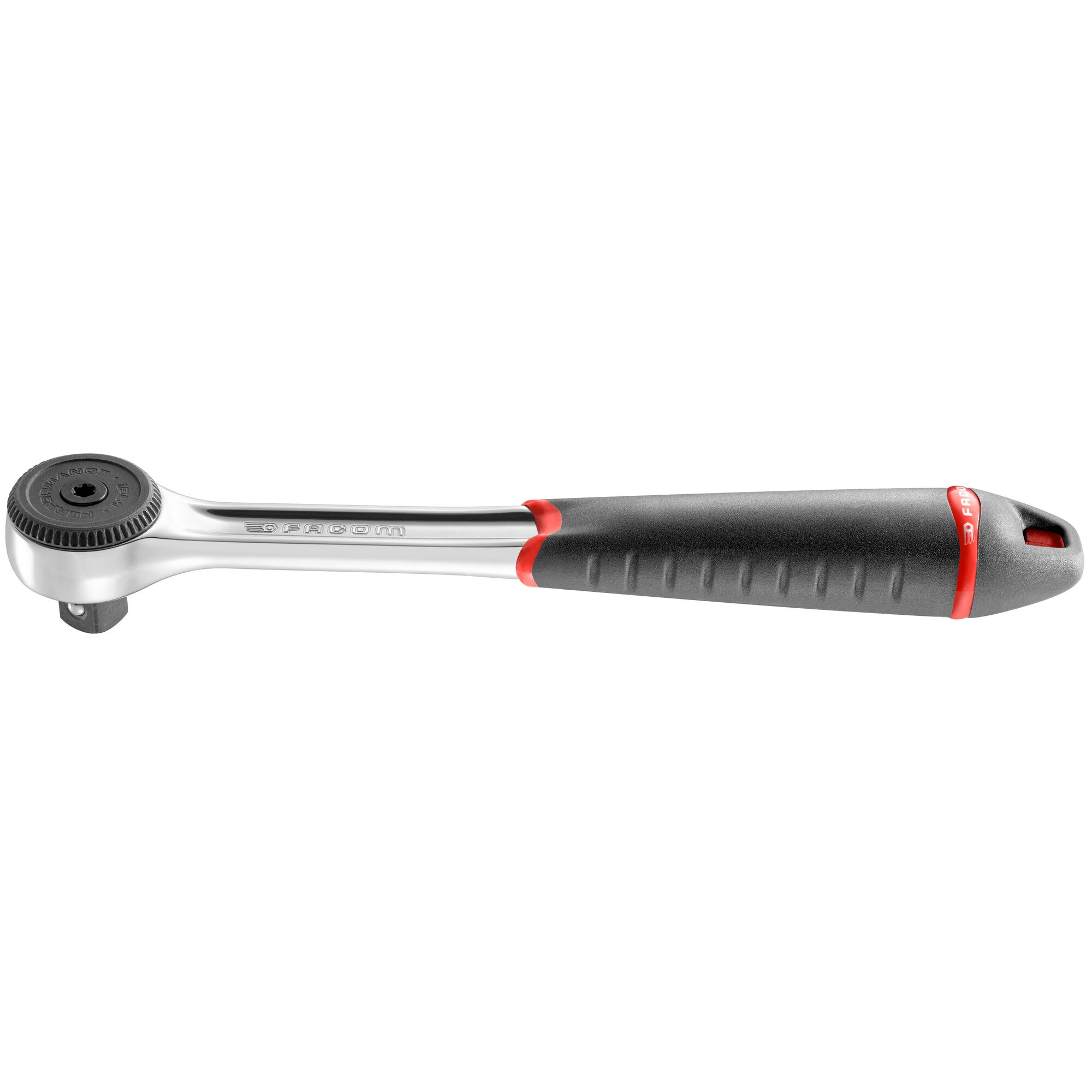 Facom S.161B 12.7 mm Ratchet with Bi-Material Elastomer Handle, 260mm Overall