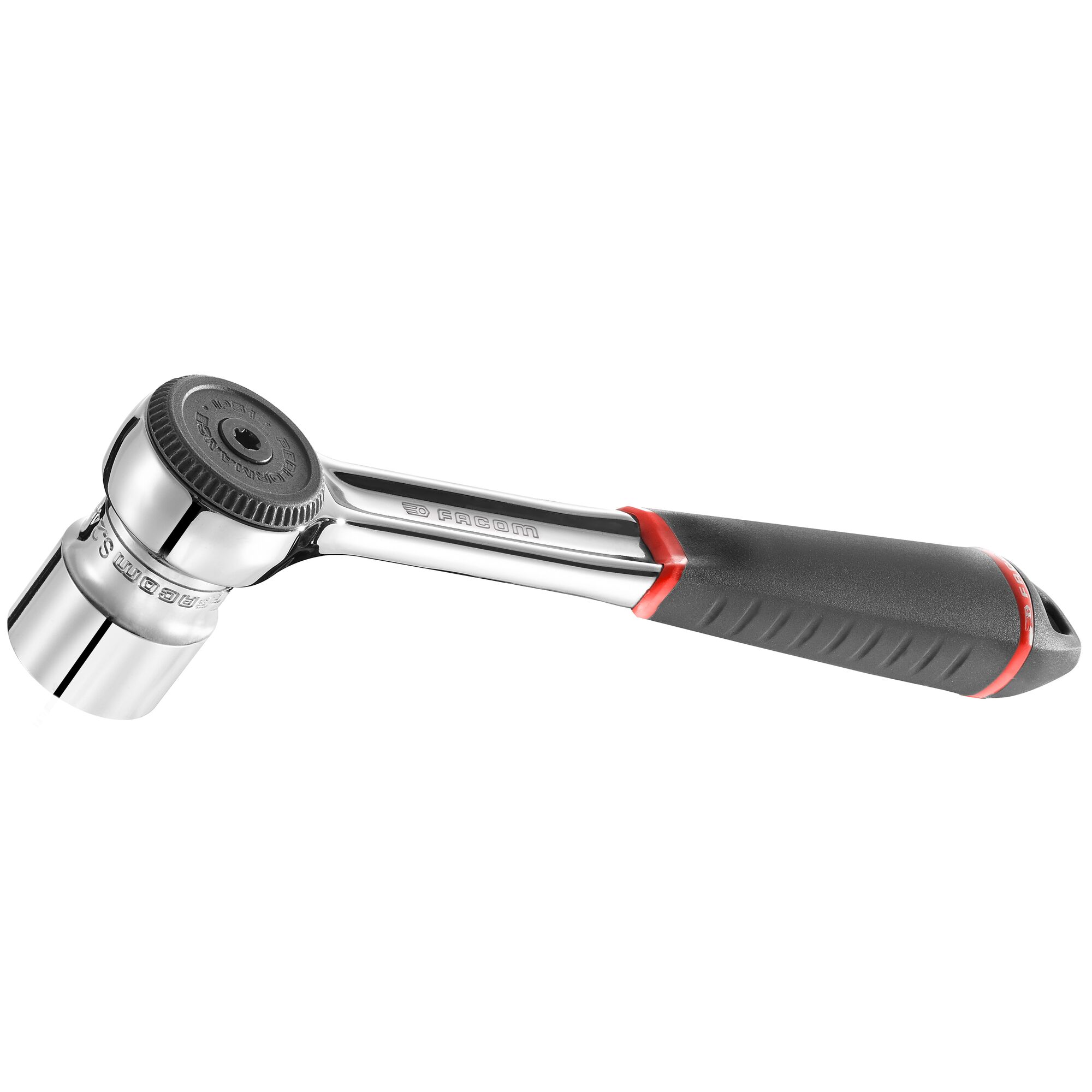 s161b Facom S.161B 12.7 mm Ratchet with Bi-Material Elastomer Handle, 260mm Overall