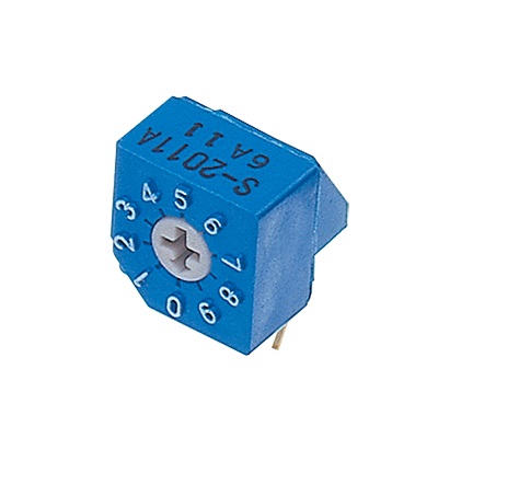 Nidec Components Rotary Coded DIP Switch Through Hole Pin