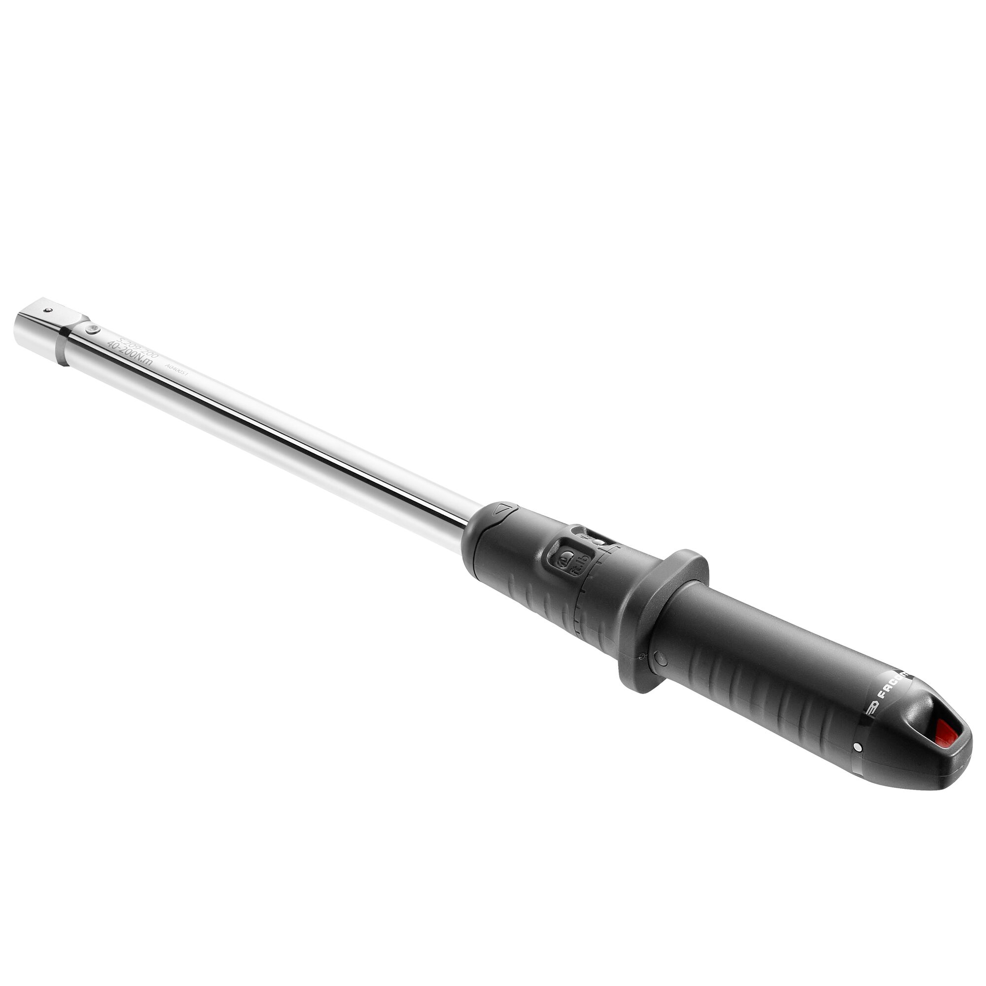 Facom S.209-200D Torque Wrench, 40 To 200 Nm, 1/2 in Drive, Square Drive, 466mm Overall