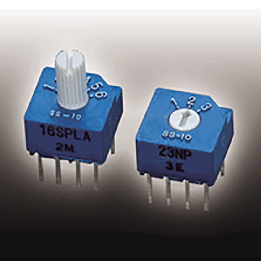 Nidec Components Rotary Coded DIP Switch Through Hole Solder