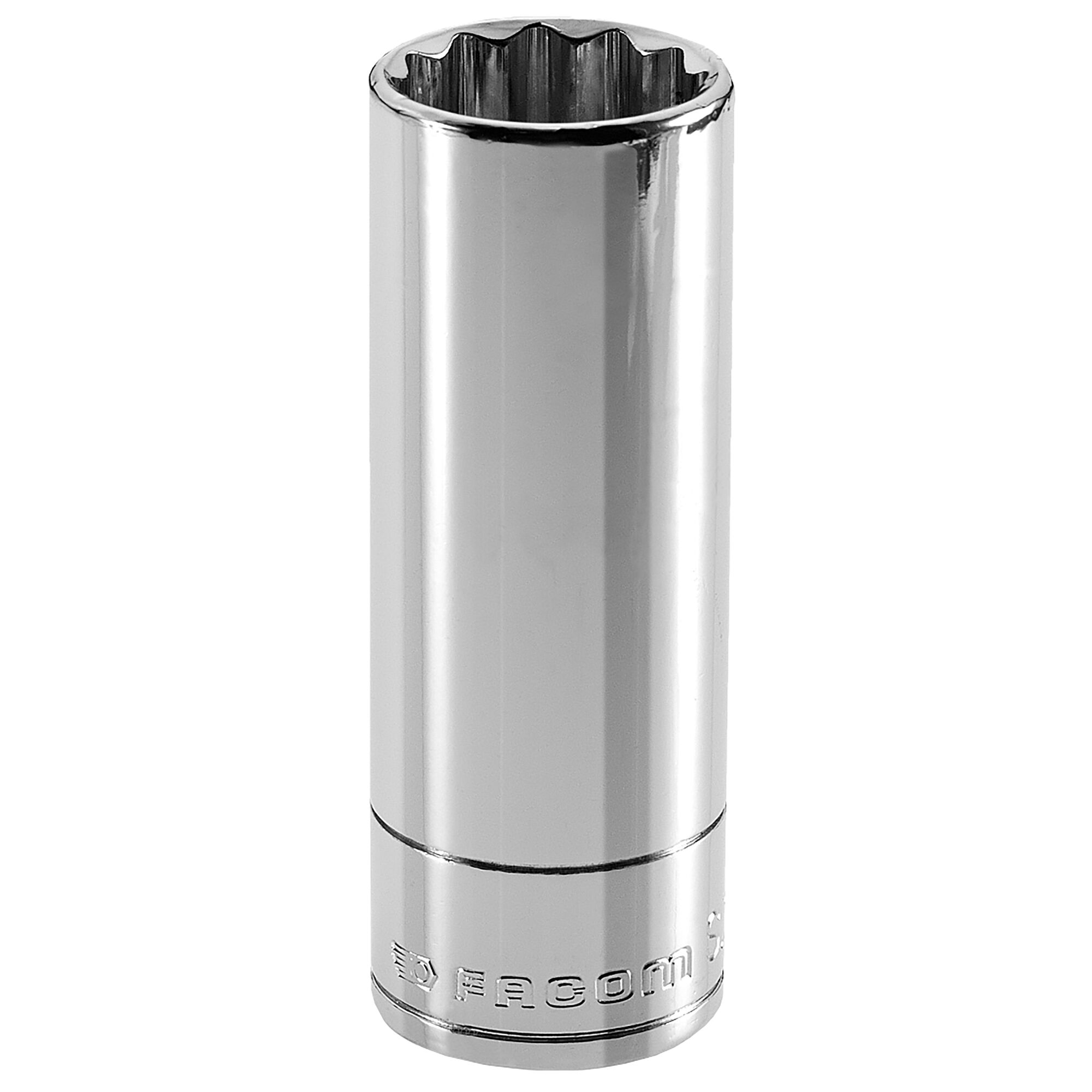 Facom 1/2 in Drive 21 mm 12 Point Square, 18mm Overall Length