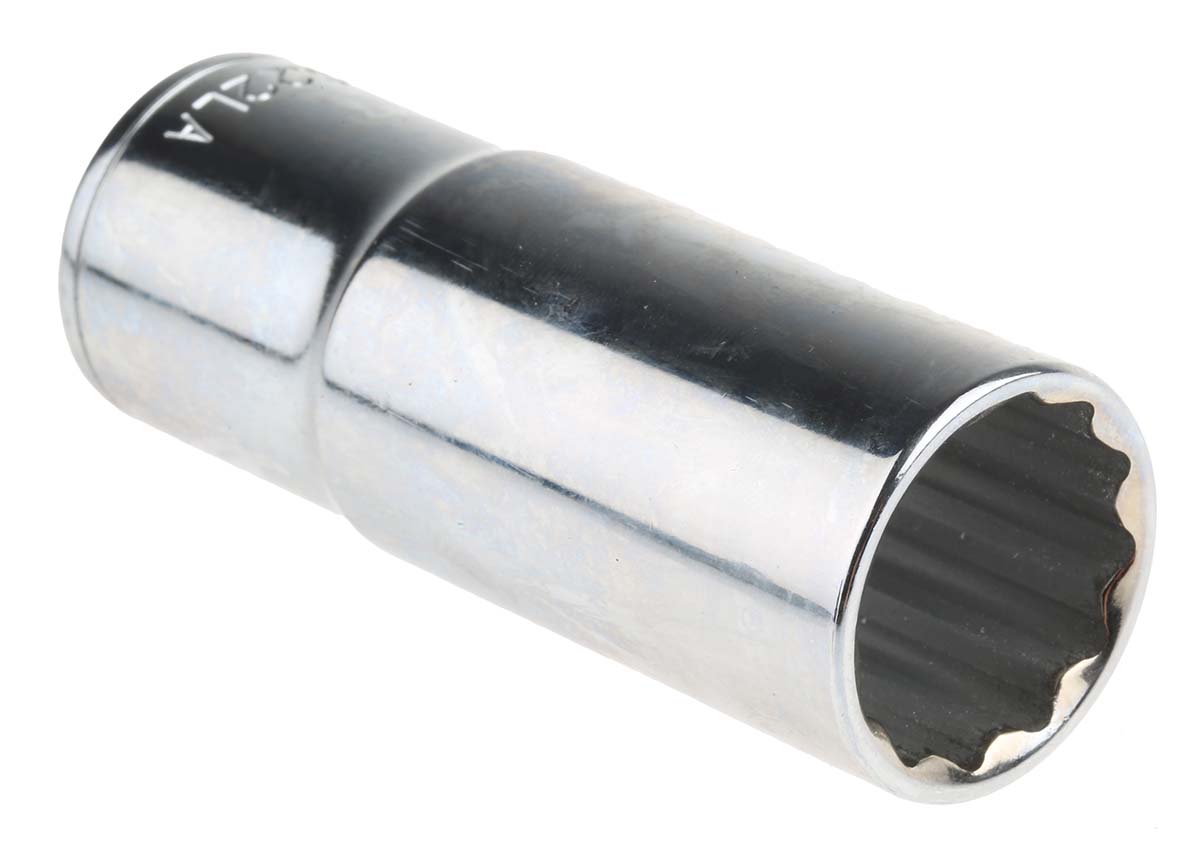 s22la Facom 1/2 in Drive 22 mm 12 Point Square, 21mm Overall Length