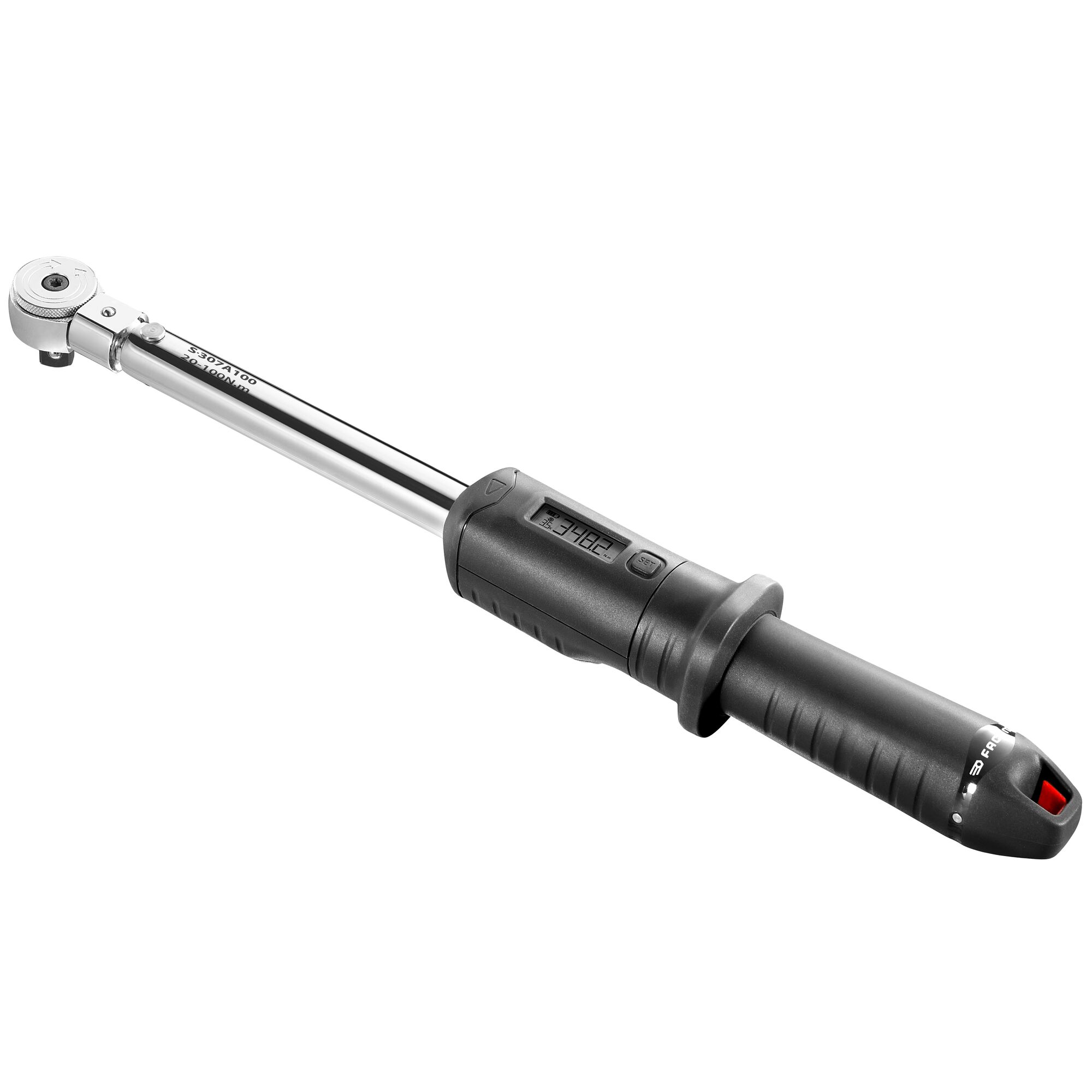 Facom 307A Torque Wrench, 20 To 100 Nm, 1/2 in Drive, Square Drive, 450mm Overall